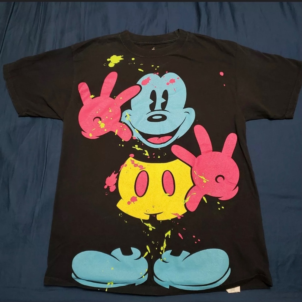 Disneyland Resort Paint Splatter Mickey Tee - Picture 4 of 4